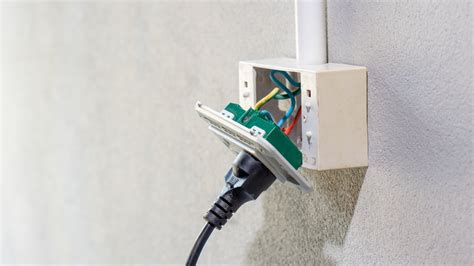 junction box sticking out|crooked outlet box.